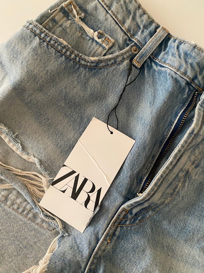 Zara denim şort - Görsel 5