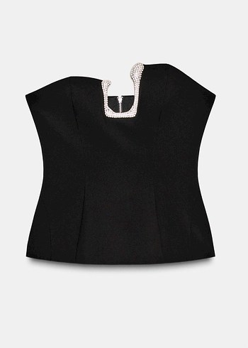 Zara taşlı üst - Görsel 2