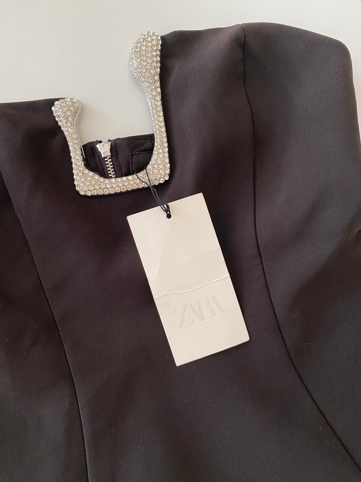 Zara taşlı üst - Görsel 5