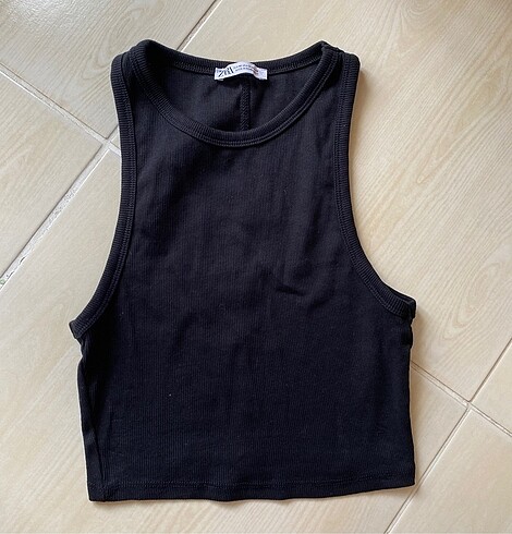 m Beden Zara siyah crop