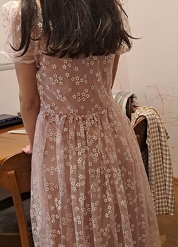 s Beden pembe Renk Butik elbise