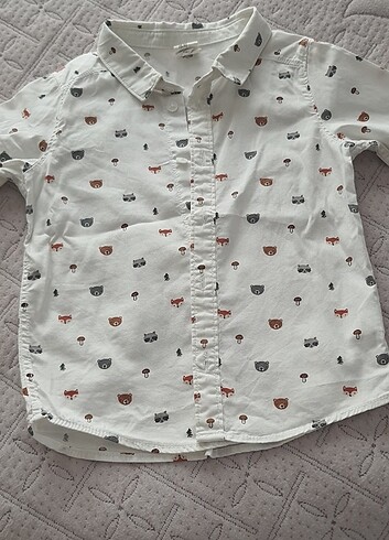 12-18 Ay Beden H&m gömlek 12-18 aylık erkek gömlek