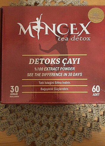 Mincex detoks çay