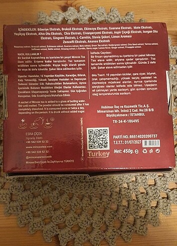 diğer Beden Mincex detoks çay