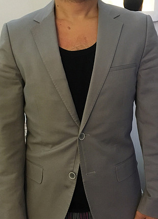 Fabrika Erkek bej slim fit blaZer ceket