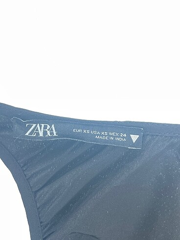 xs Beden siyah Renk Zara Kısa Elbise %70 İndirimli.