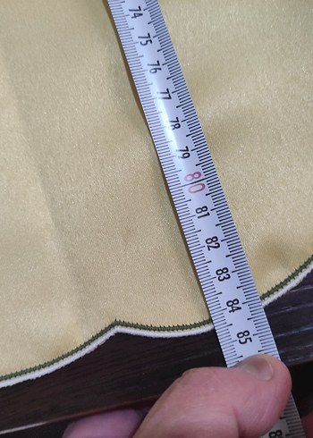 Almanya'dan Sarı Nakışlı Pastel Masa Örtüsü - Görsel 8