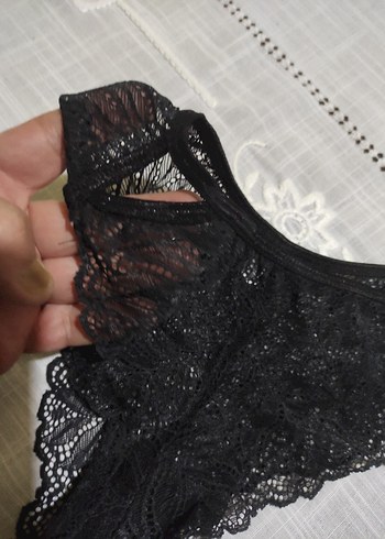 Vintage Love Siyah Dantel Midi Kadın İç Çamaşırı
