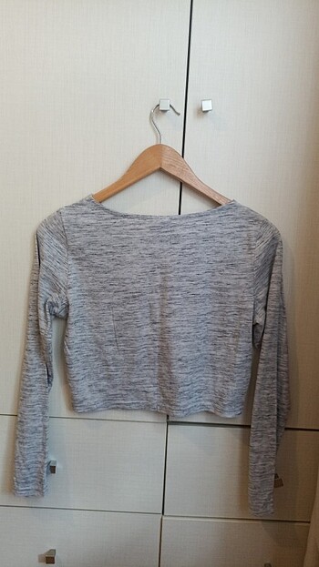 H&M H&M crop uzun kol