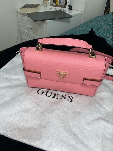 Guess Guess orijinal pembe çanta