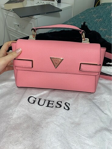 Beden Guess orijinal pembe çanta