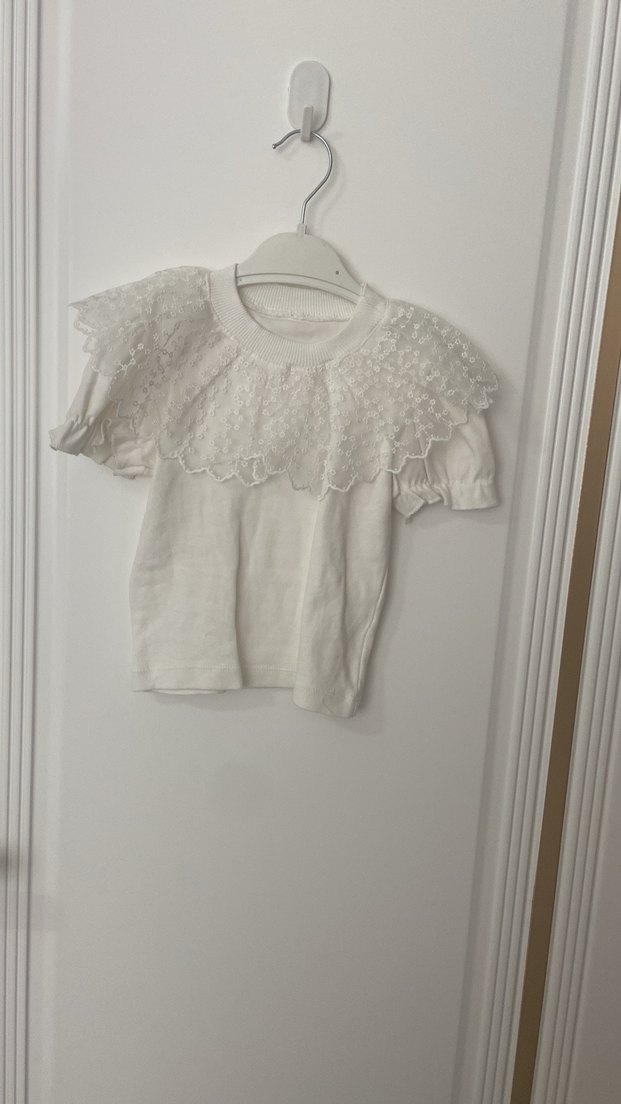 Kız Çocuk Pembe Nakışlı Salaş Elbise - Görsel 2