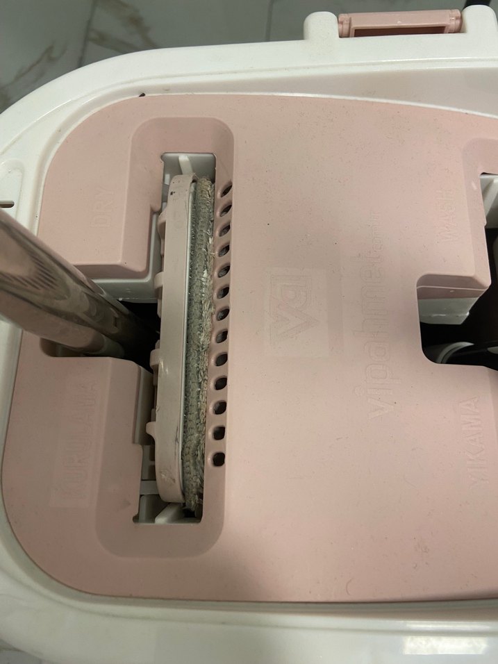 Vip Ahmet Pembe Pastel Temizlik Kovası ve Mop Seti - Görsel 4