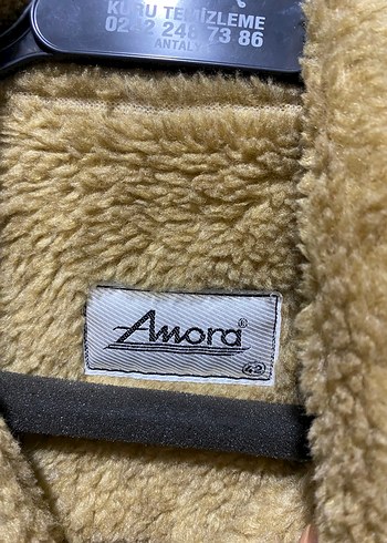 Kahverengi Yılan Desenli Uzun Kadın Kaban - Görsel 3