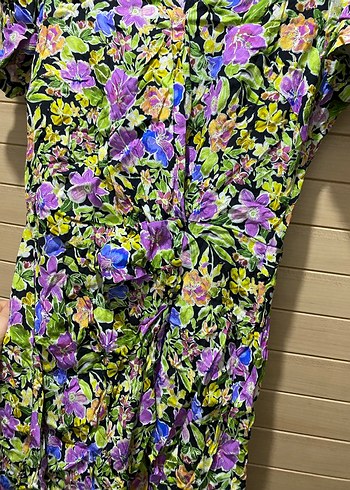 Çiçek Desenli Bohem Kadın Tulum - Görsel 2