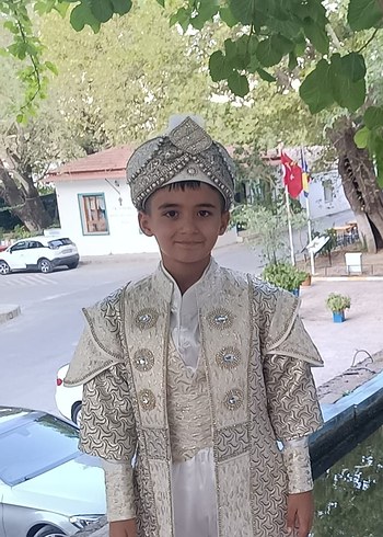 Diğer Nakışlı Gri Beyaz Çocuk Takımı