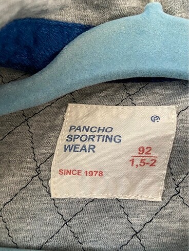 18-24 Ay Beden mavi Renk Panco kalın dokulu gömlek