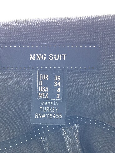 36 Beden çeşitli Renk Mango Kumaş Pantolon %70 İndirimli.