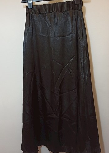 Kadın Siyah Uzun Drapeli Gotik Etek - Görsel 4