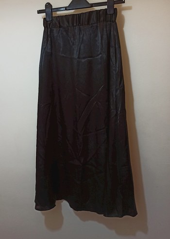 Kadın Siyah Uzun Drapeli Gotik Etek - Görsel 5