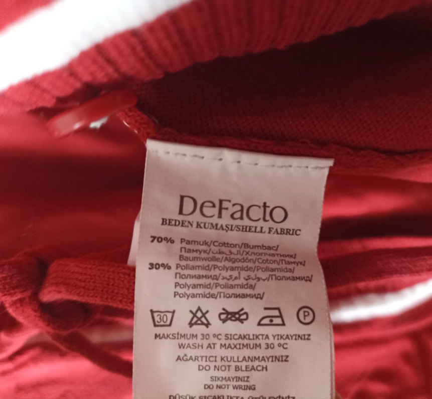 Kısa Kollu Kırmızı Kuşaklı Hırka - Görsel 4