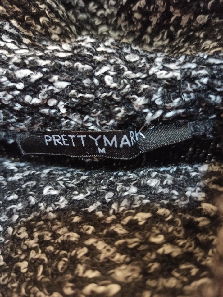 Gri Kadın Boğazlı Triko Kazak - Görsel 3