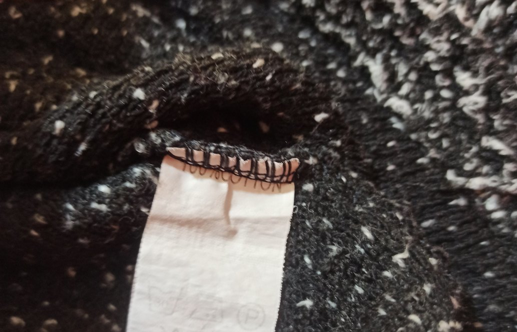 Gri Kadın Boğazlı Triko Kazak - Görsel 4