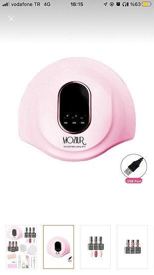 Uv led oje kurutucu + tişört