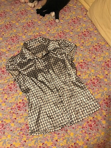 Saten vintage gömlek