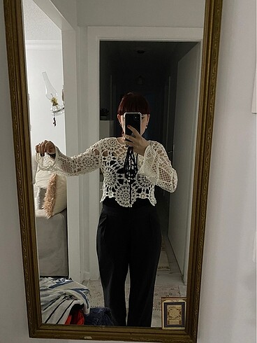 Örme bluz crop
