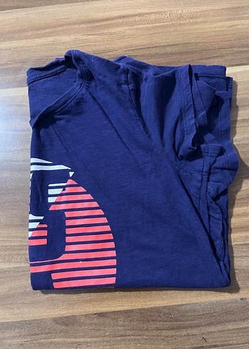 Lacivert Pamuk Hamile Tişörtü, Kısa Kollu - Görsel 3