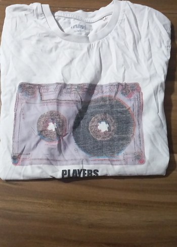 Baskılı Beyaz Erkek Tişört - Görsel 3