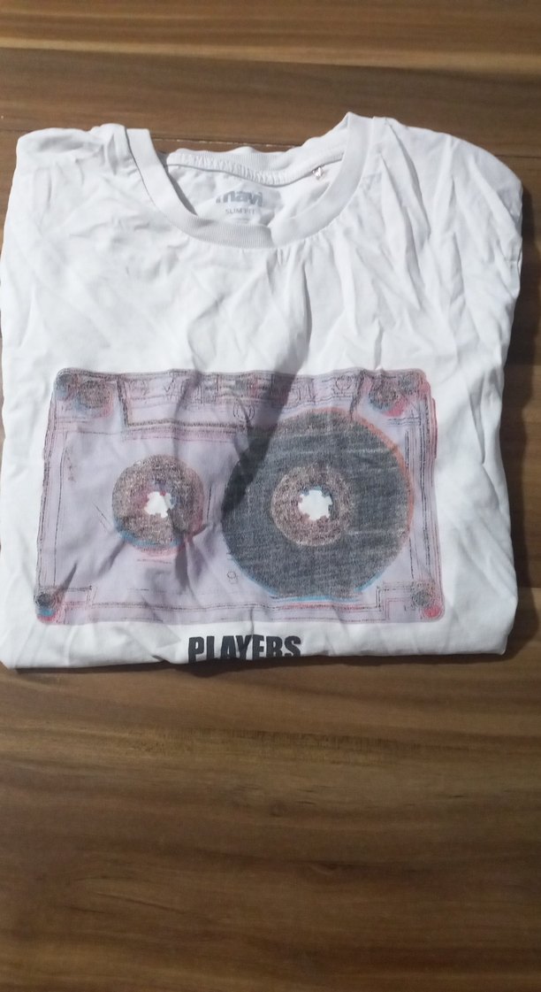 Baskılı Beyaz Erkek Tişört - Görsel 3