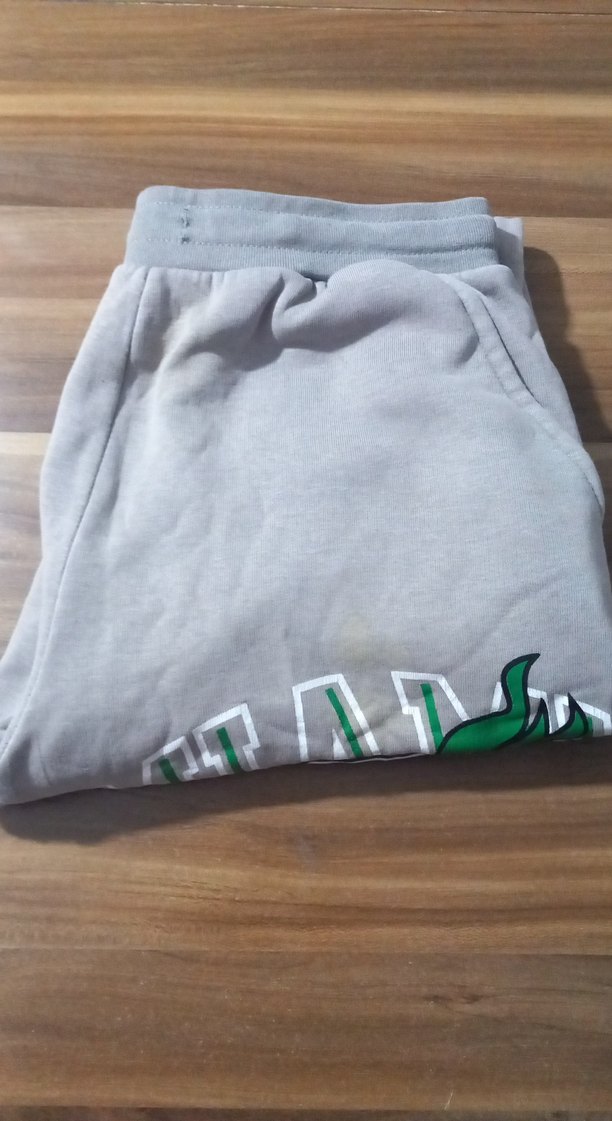 Gri Baskılı Kadın Spor Eşofman Altı - Görsel 3