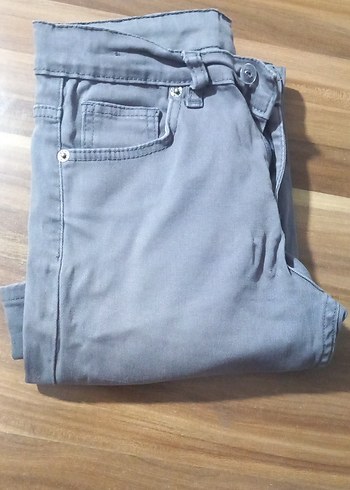 Gri Erkek Denim Pantolon Regular Fit - Görsel 3
