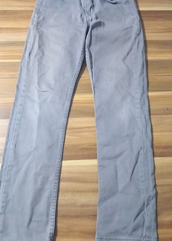 Gri Erkek Denim Pantolon Regular Fit - Görsel 2