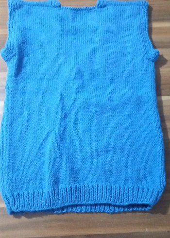 Mavi Erkek Çocuk V Yaka Triko Süveter - Görsel 2