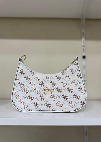 Guess Siyah Baskılı Kadın Omuz Çantası - Görsel 2