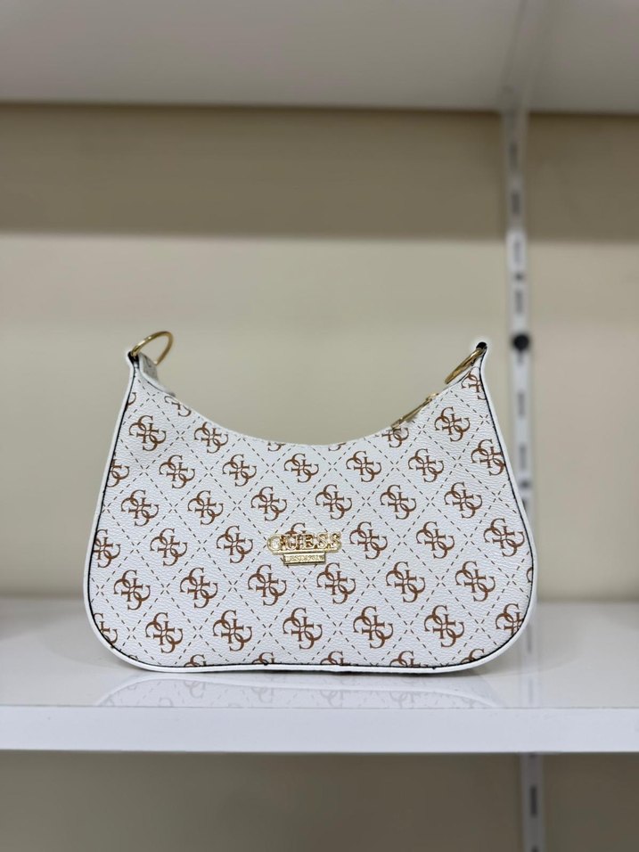 Guess Siyah Baskılı Kadın Omuz Çantası - Görsel 2