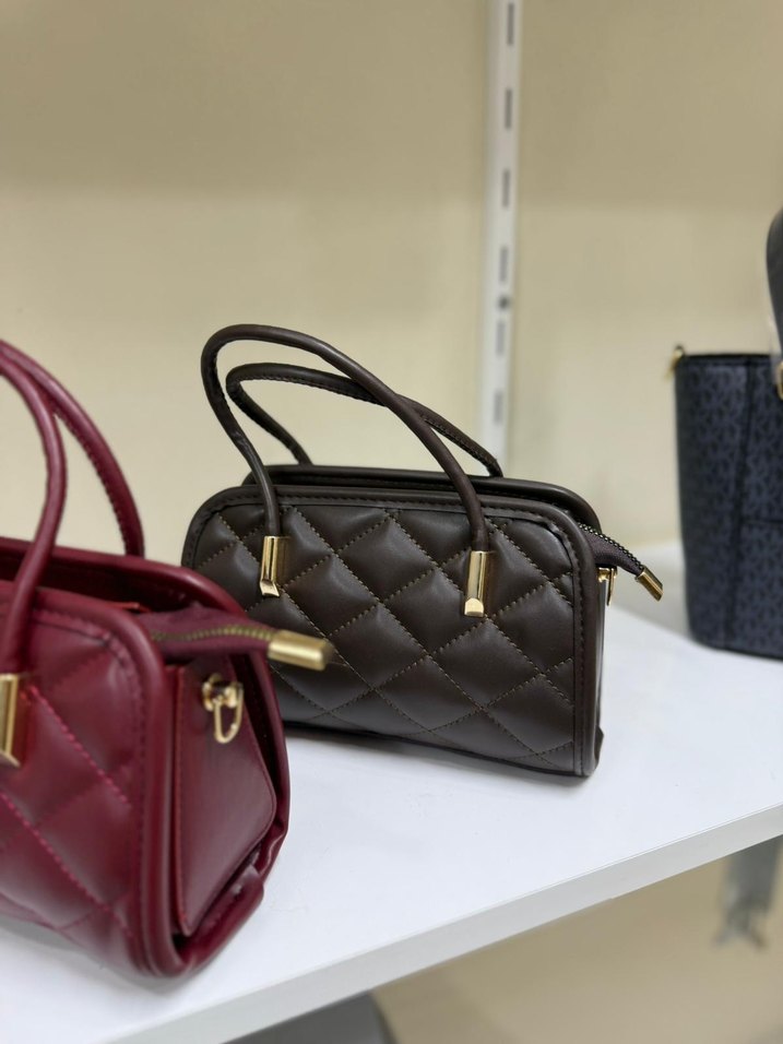 Kahverengi Deri Kadın Çanta - Görsel 2