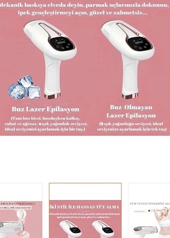 Riomi IPL Buz Lazer Epilasyon Cihazı Beyaz - Görsel 3