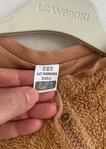 Kahverengi Peluş Erkek Bebek Tulumu - Görsel 2