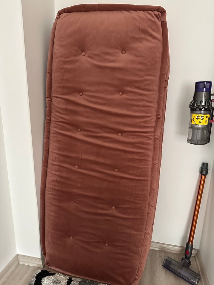 Boho gül kurusu Renkli Etnik Desenli Yer Minderi - Görsel 3