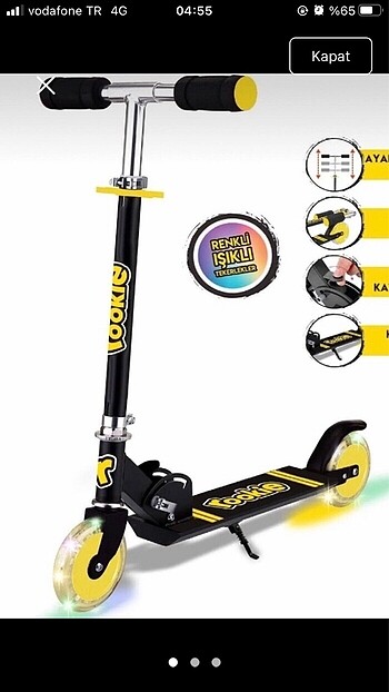 Rookie çocuk scooter