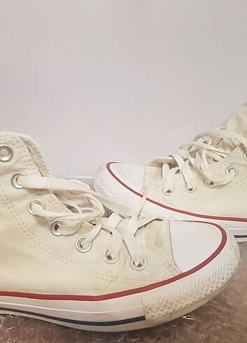 Converse Converse Beyaz Krem 36.5 no spor ayakkabi