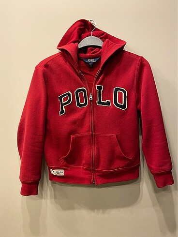 Polo Ralph Lauren 8 yaş kırmızı sweatshirt