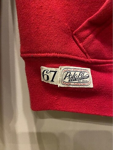 8 Yaş Beden kırmızı Renk Polo Ralph Lauren 8 yaş kırmızı sweatshirt