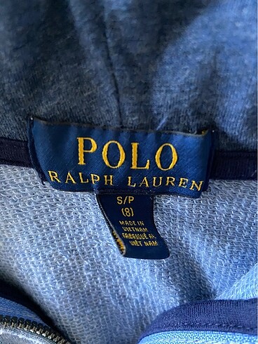 8 Yaş Beden Polo Ralph Lauren 8 yaş mavi erkek sweatshirt