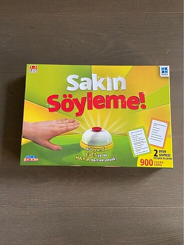Sakın Söyleme Kutu Oyunu