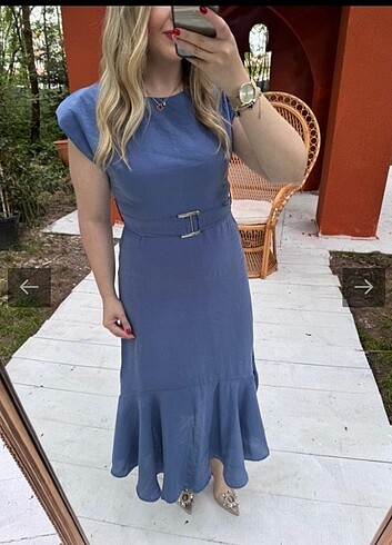 Zara Mavi elbise